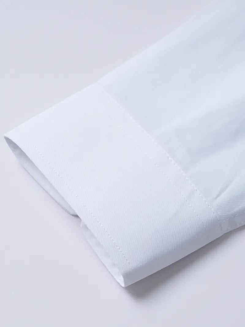 Huber™ | Schlichtes einfarbiges Slim-Fit-Hemd