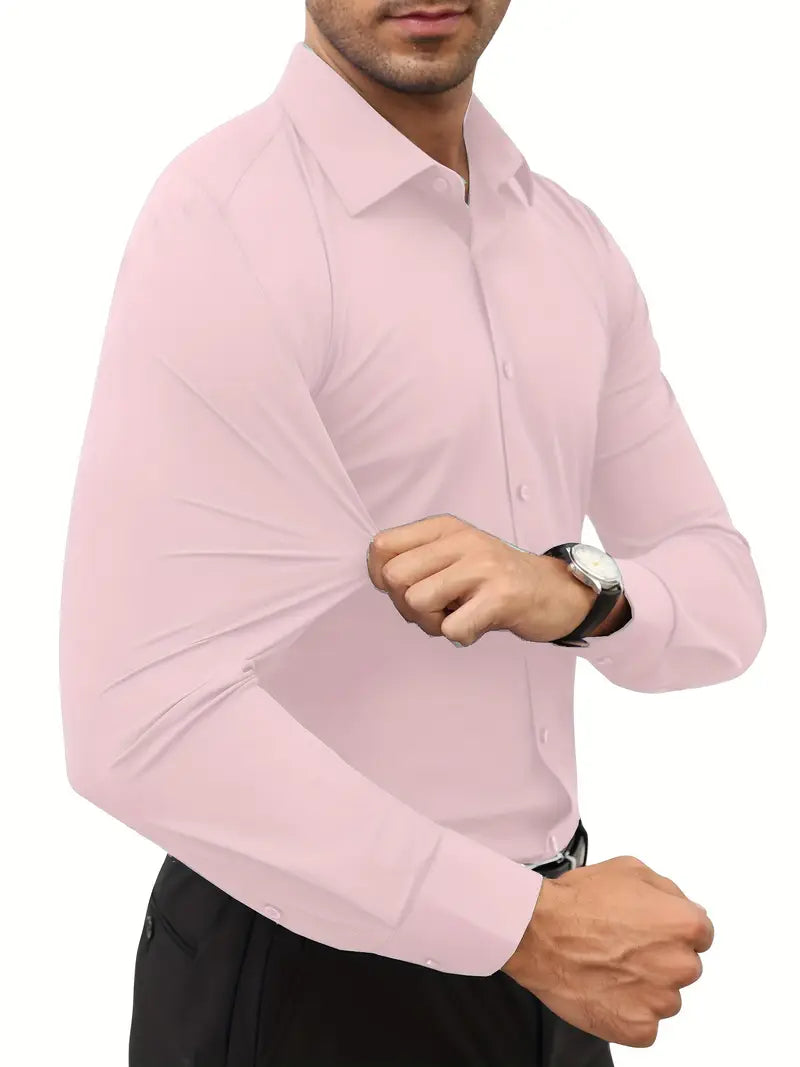 Schiller™ | Hochwertiges Einfarbiges Slim-Fit-Hemd