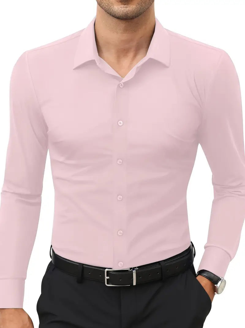 Schiller™ | Hochwertiges Einfarbiges Slim-Fit-Hemd
