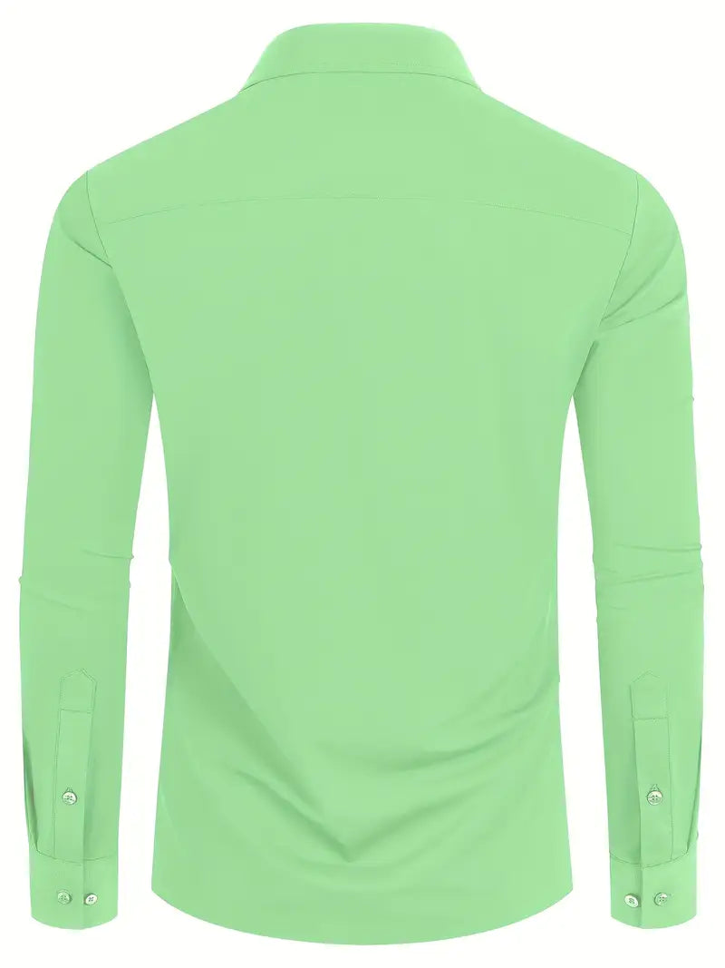 Schiller™ | Hochwertiges Einfarbiges Slim-Fit-Hemd