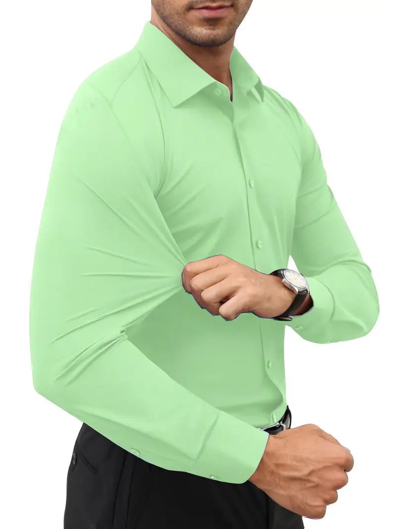 Schiller™ | Hochwertiges Einfarbiges Slim-Fit-Hemd