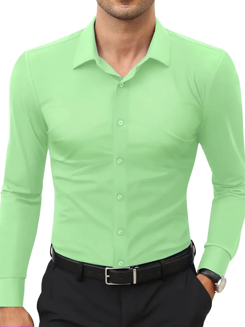 Schiller™ | Hochwertiges Einfarbiges Slim-Fit-Hemd