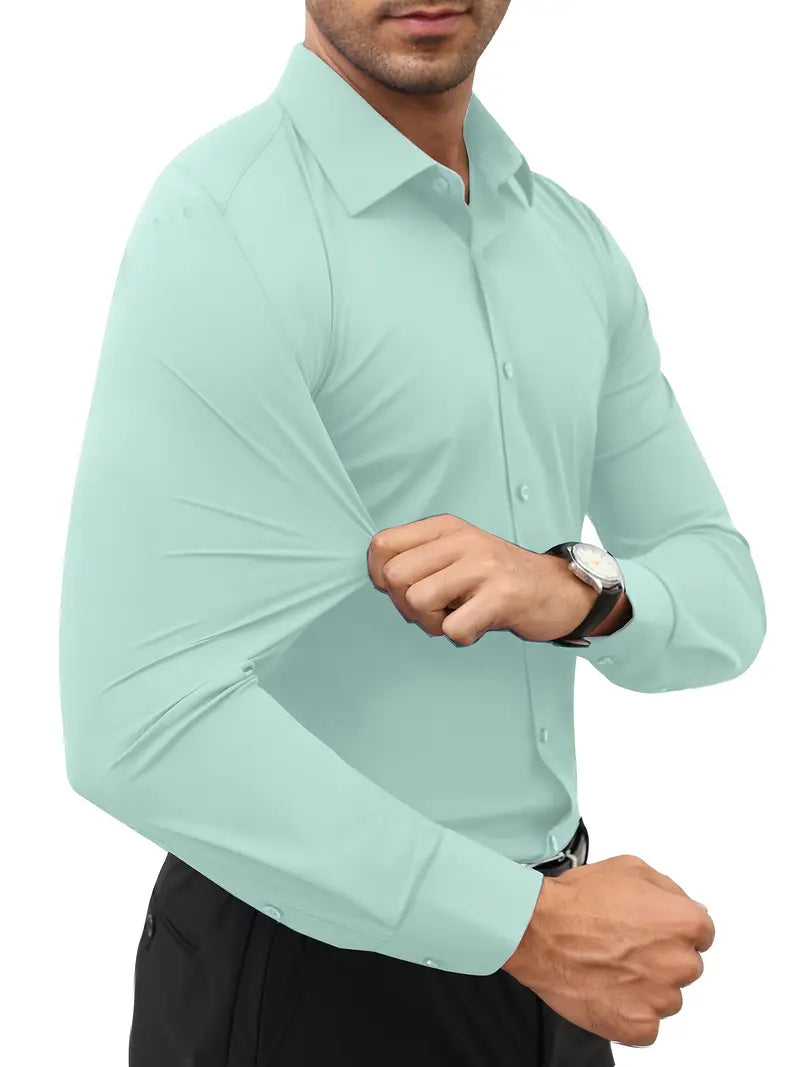 Schiller™ | Hochwertiges Einfarbiges Slim-Fit-Hemd