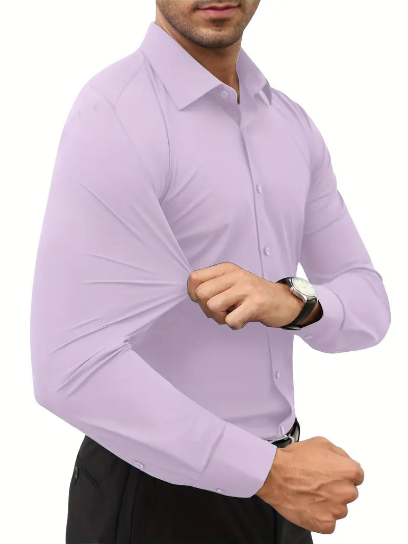 Schiller™ | Hochwertiges Einfarbiges Slim-Fit-Hemd