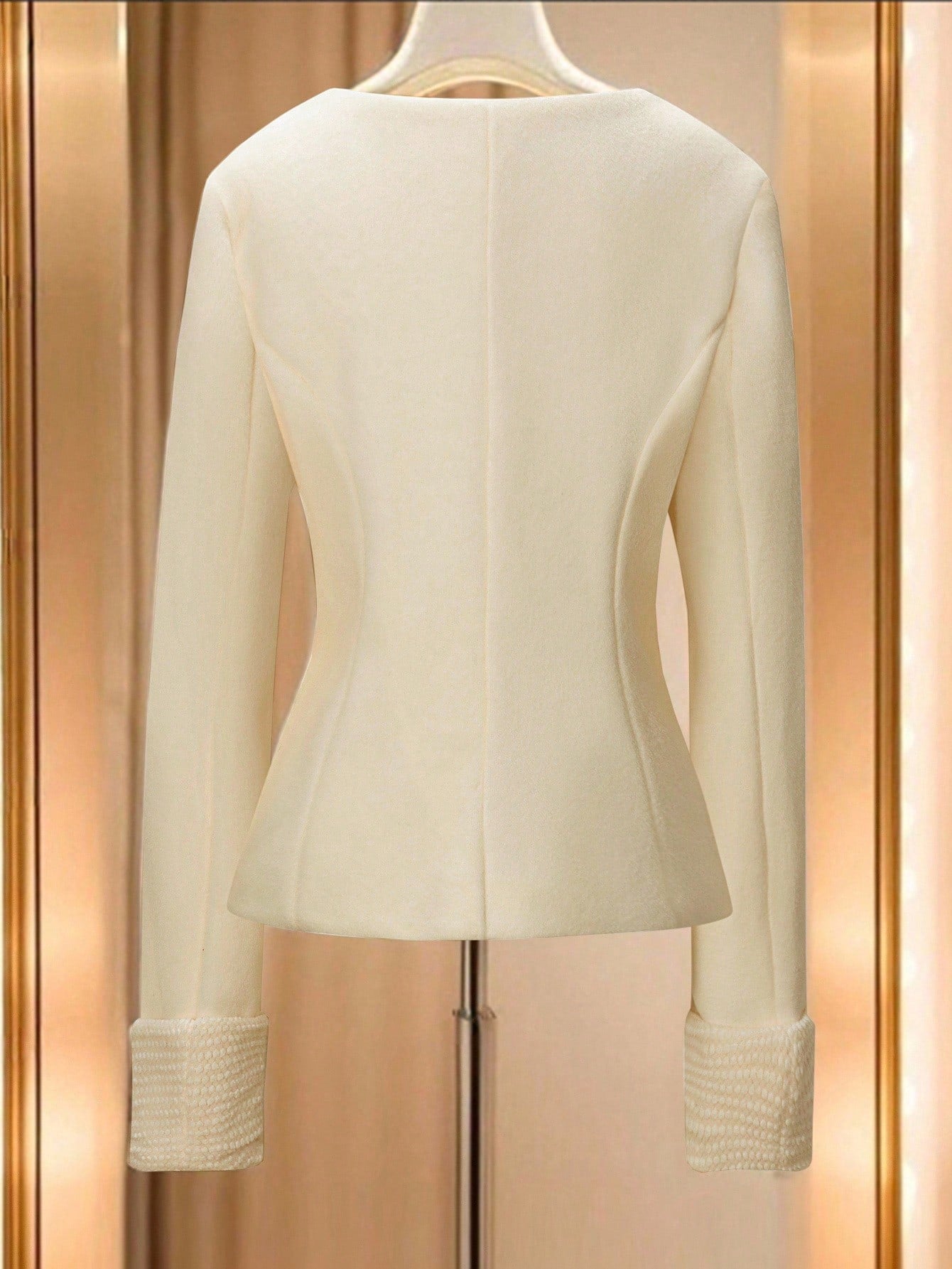 Bauerfeld™ | Asymmetrischer Blazer mit Knopfverschluss