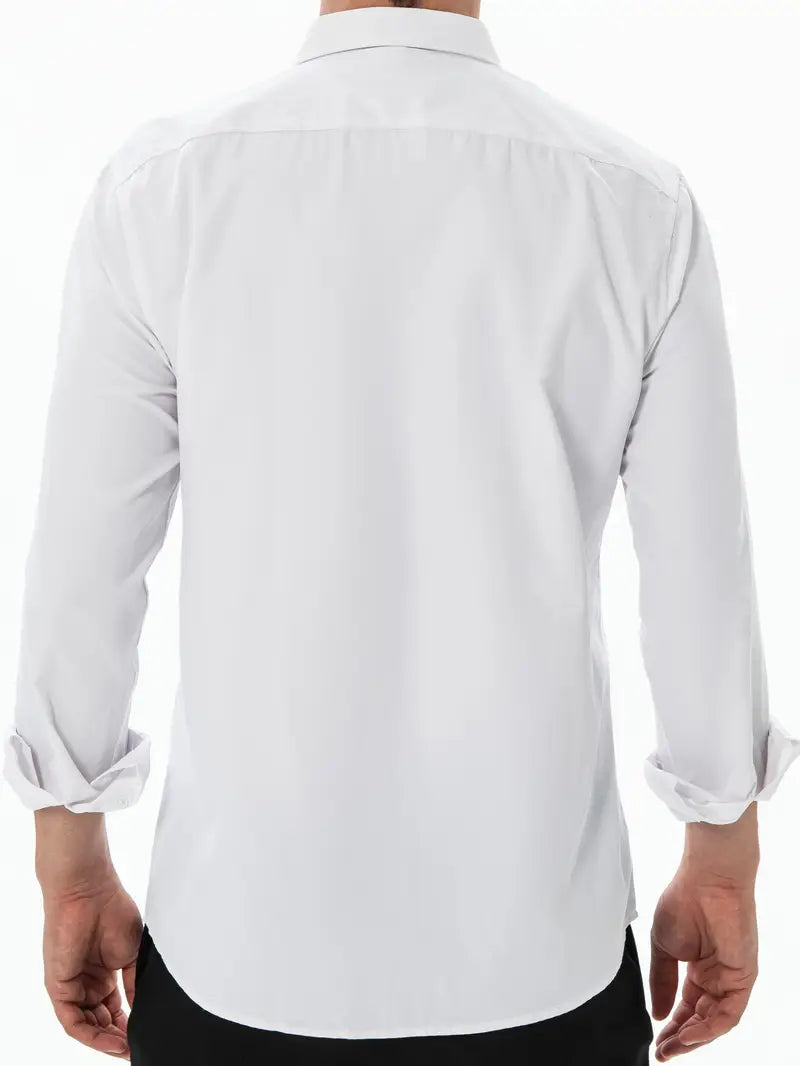 Schiller™ | Hochwertiges Einfarbiges Slim-Fit-Hemd