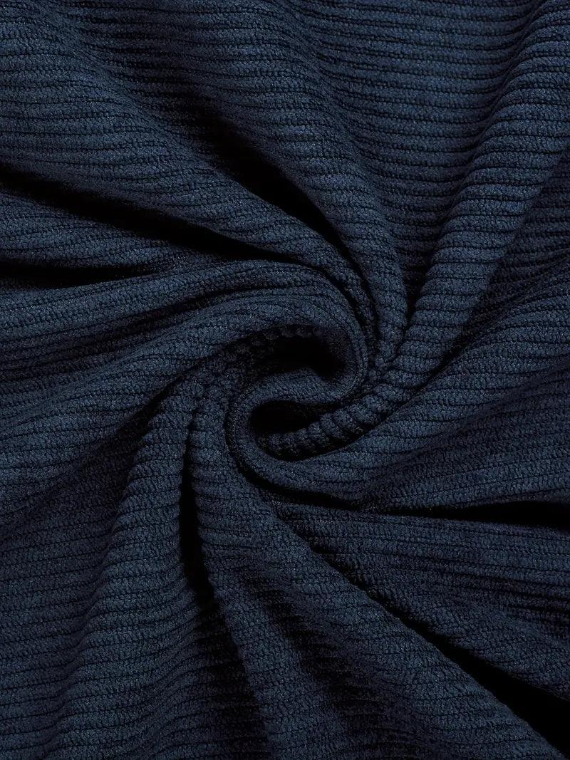 Krieger™ | Klassischer Cordpullover mit Knöpfen & Ellenbogen-Patches