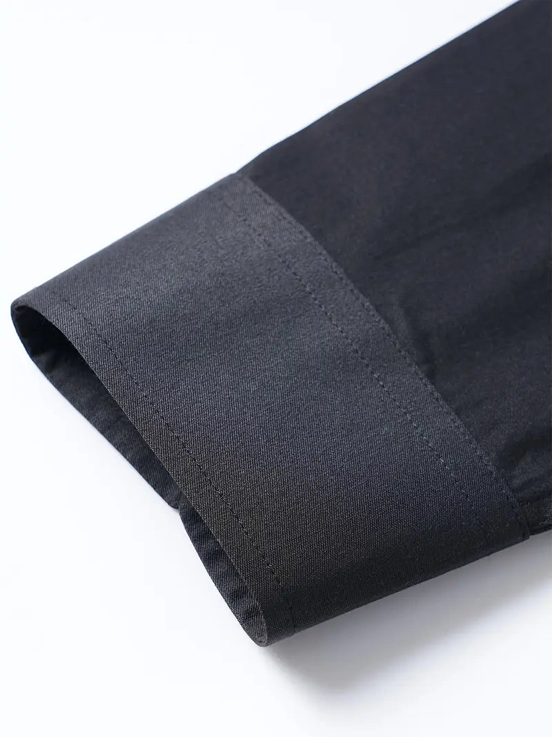 Huber™ | Schlichtes einfarbiges Slim-Fit-Hemd