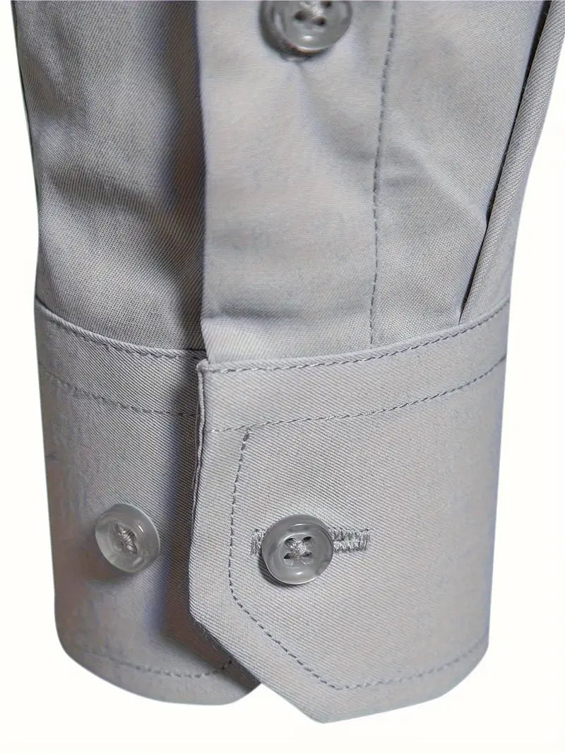 Schiller™ | Hochwertiges Einfarbiges Slim-Fit-Hemd