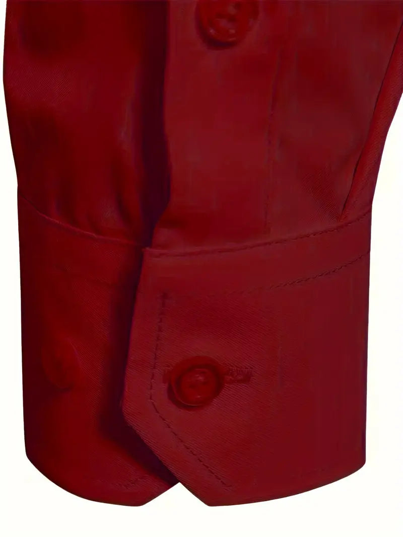 Schiller™ | Hochwertiges Einfarbiges Slim-Fit-Hemd