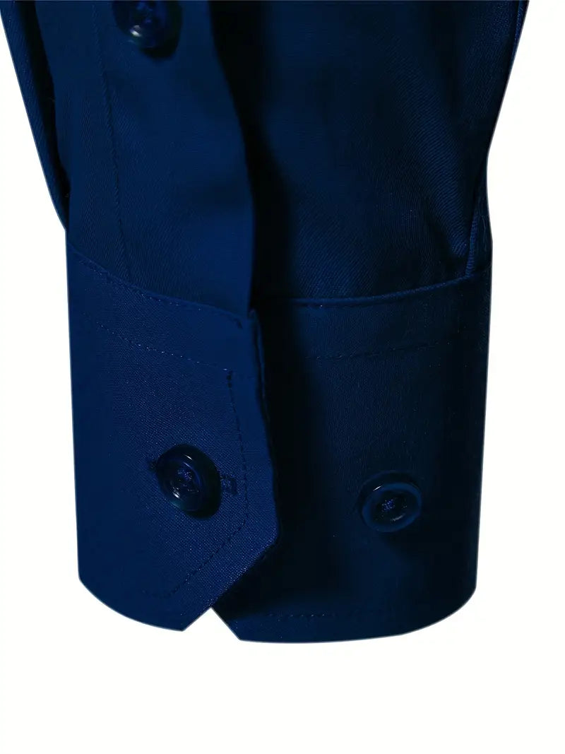 Schiller™ | Hochwertiges Einfarbiges Slim-Fit-Hemd