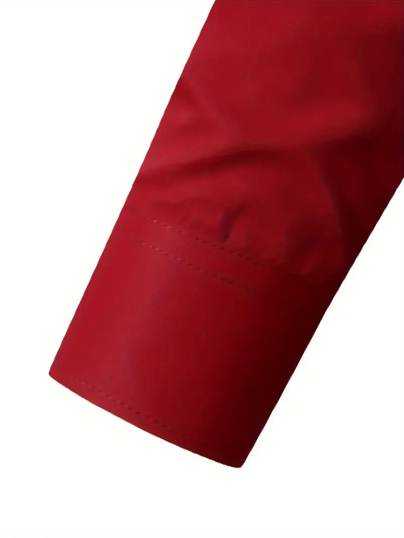 Huber™ | Schlichtes einfarbiges Slim-Fit-Hemd