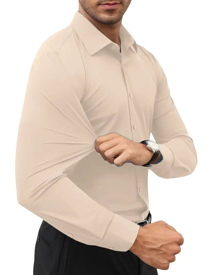 Schiller™ | Hochwertiges Einfarbiges Slim-Fit-Hemd