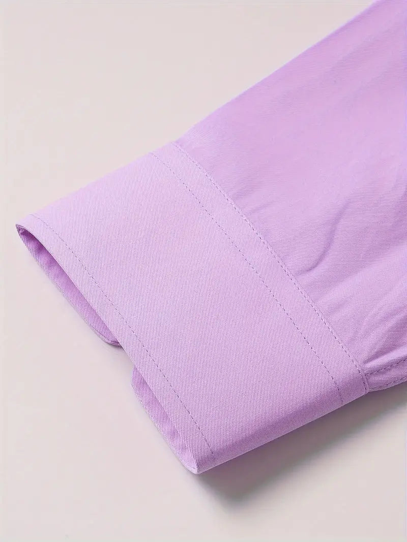 Huber™ | Schlichtes einfarbiges Slim-Fit-Hemd