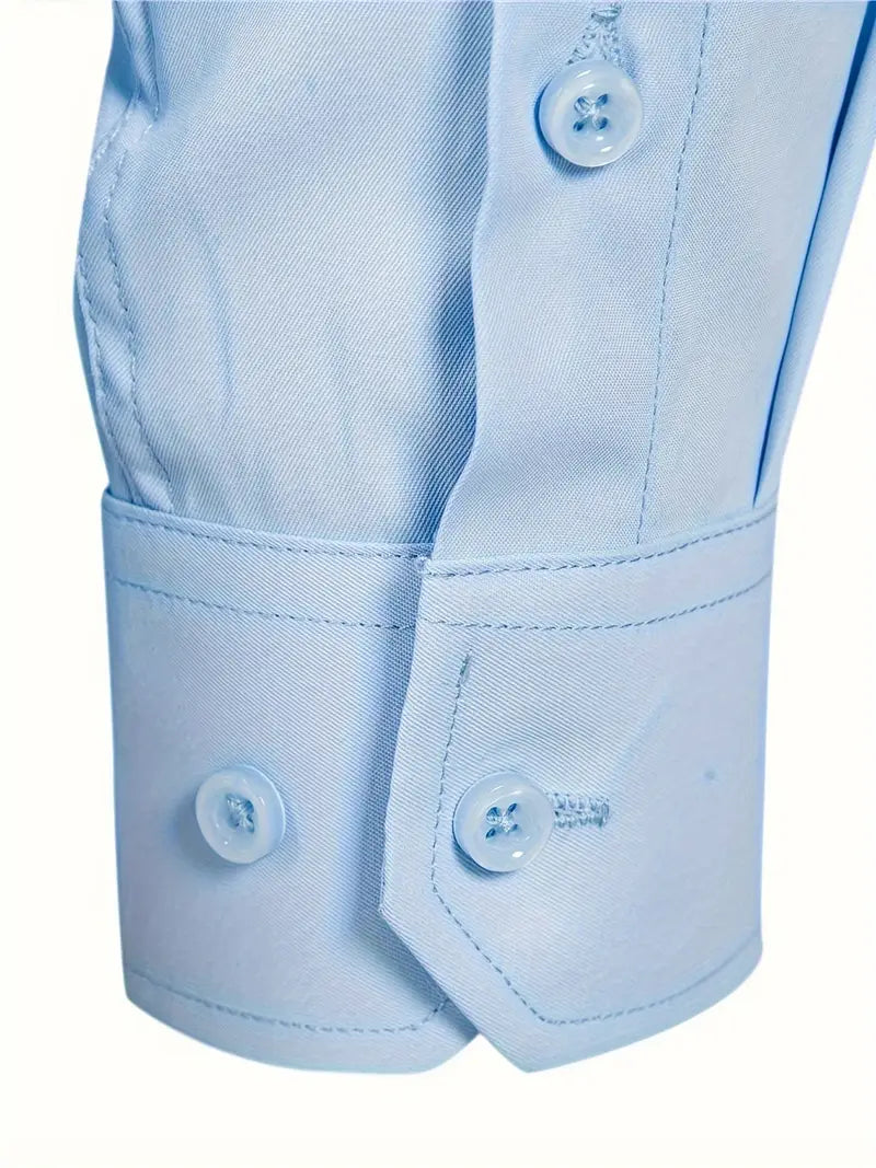 Schiller™ | Hochwertiges Einfarbiges Slim-Fit-Hemd