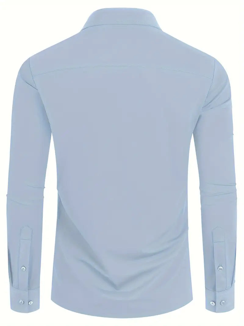 Schiller™ | Hochwertiges Einfarbiges Slim-Fit-Hemd