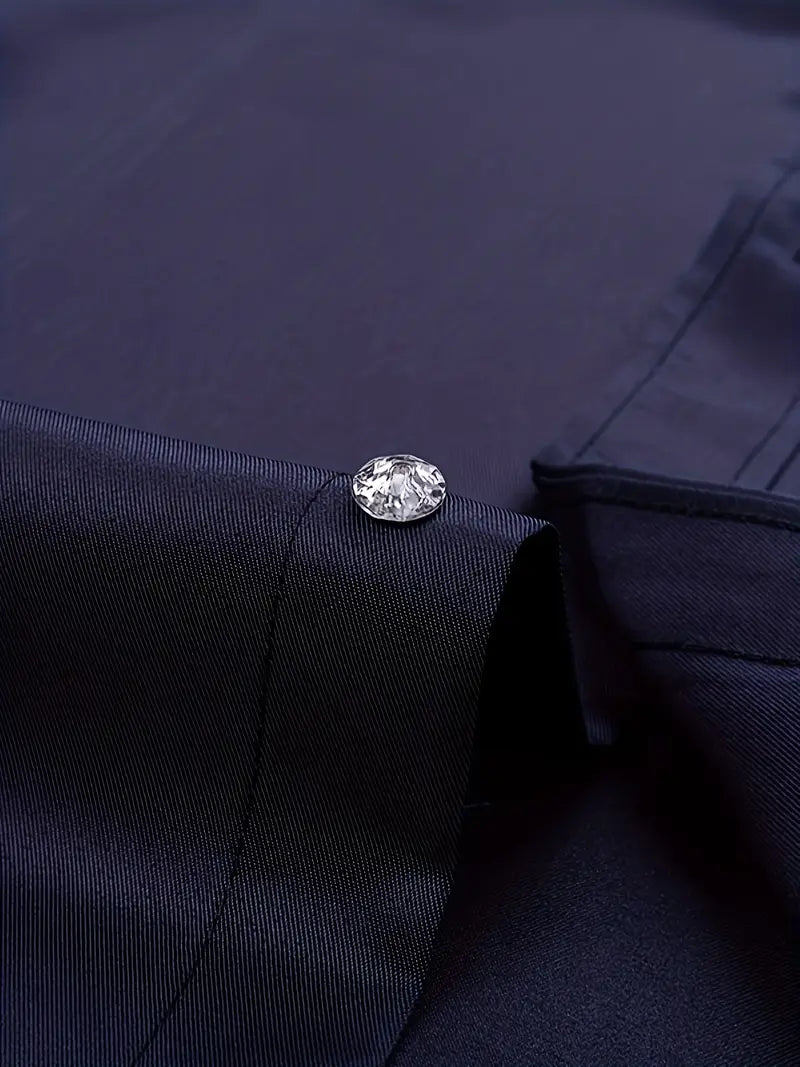 Schiller™ | Elegantes Hemd mit doppelten Kragen- und Oberknöpfen