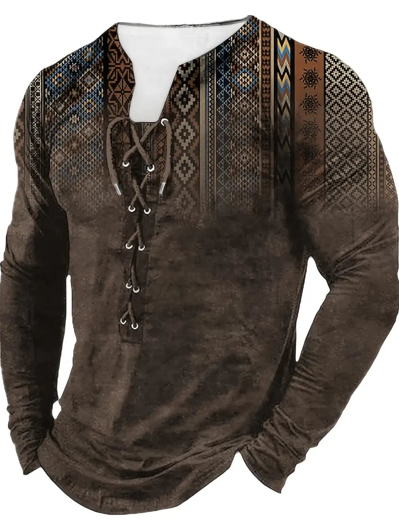 Hermann™ | Langarmhemd im Bohemian-Stil
