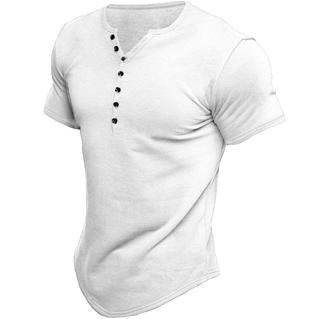 Kramer™ | Kurzärmelige Henley-Hemd