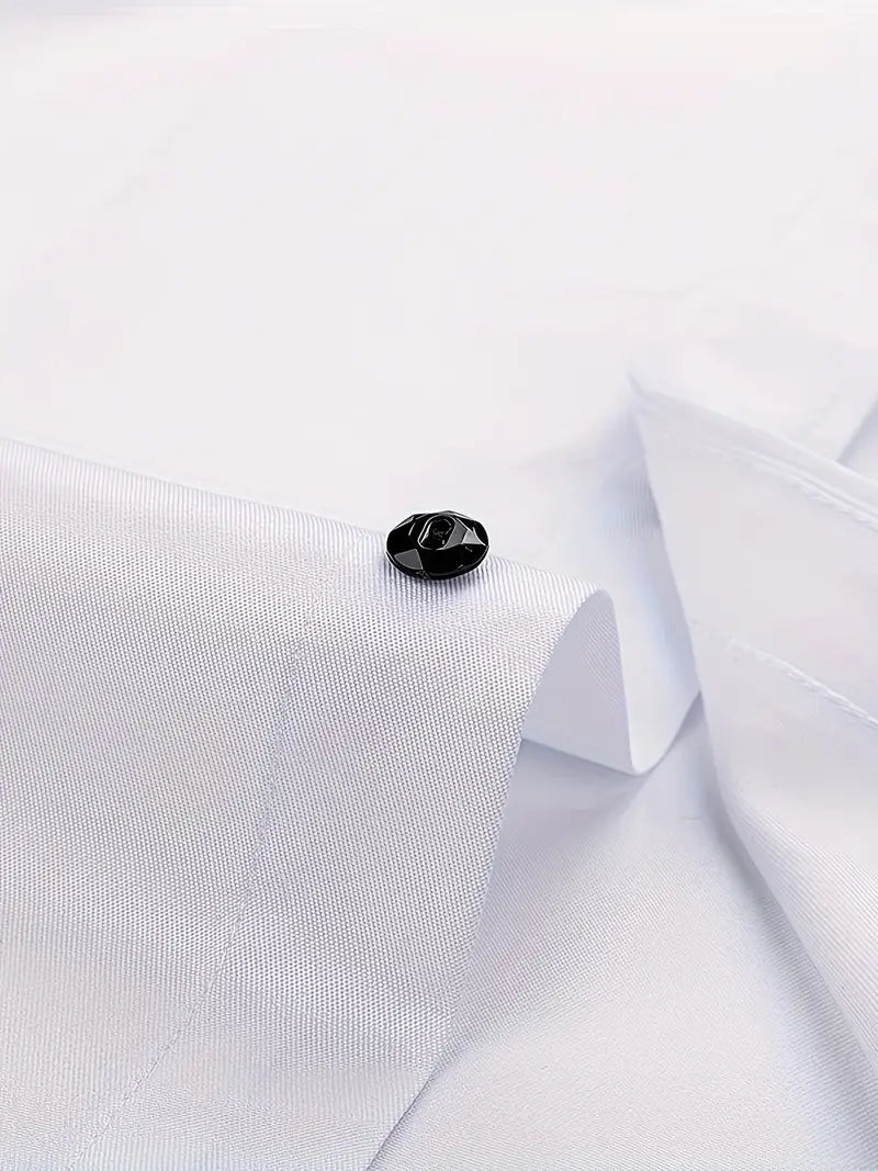 Schiller™ | Elegantes Hemd mit doppelten Kragen- und Oberknöpfen