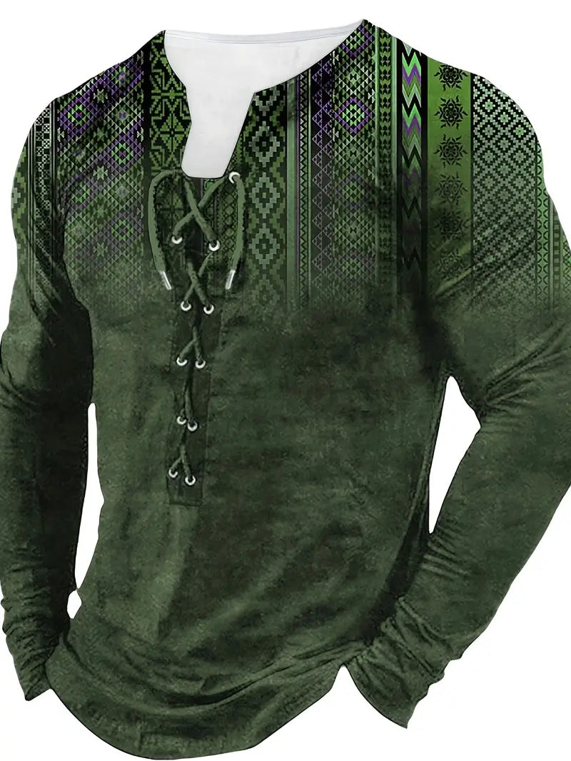 Hermann™ | Langarmhemd im Bohemian-Stil