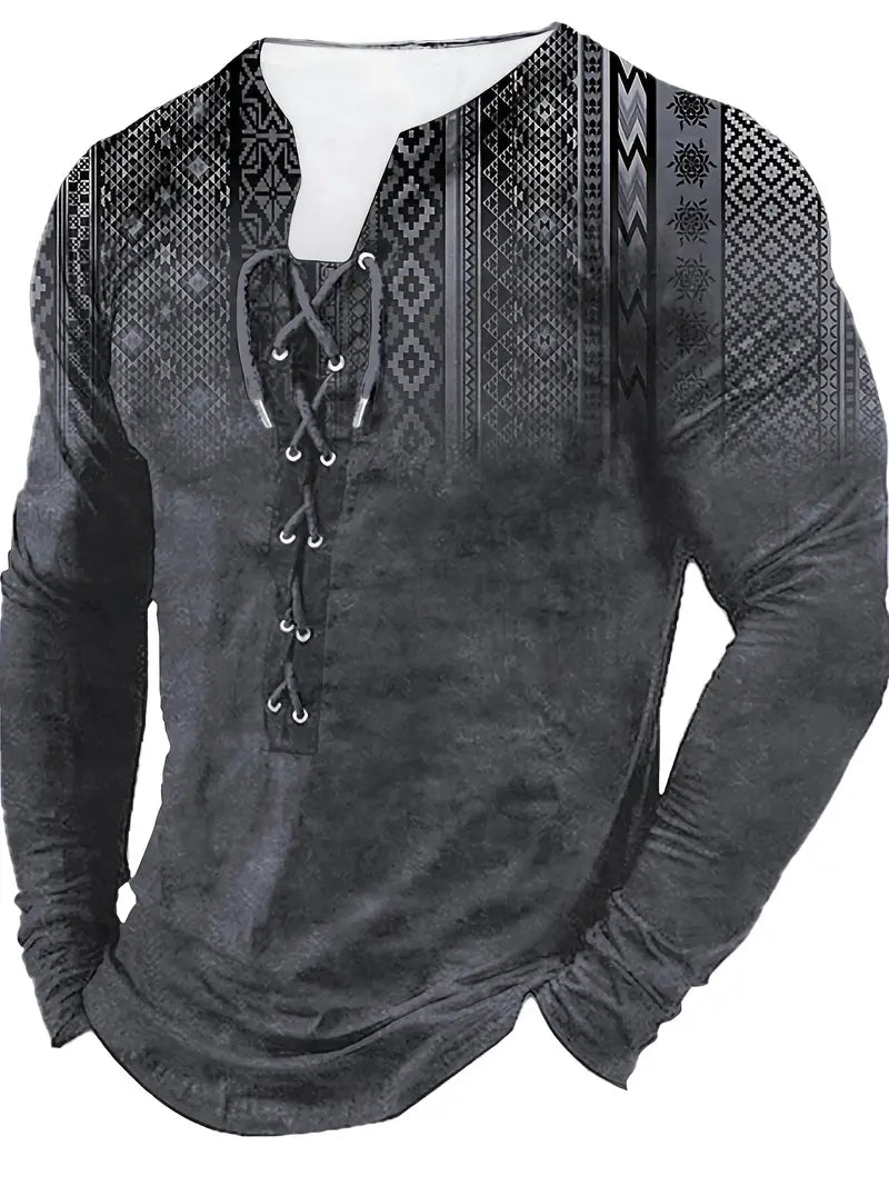 Hermann™ | Langarmhemd im Bohemian-Stil
