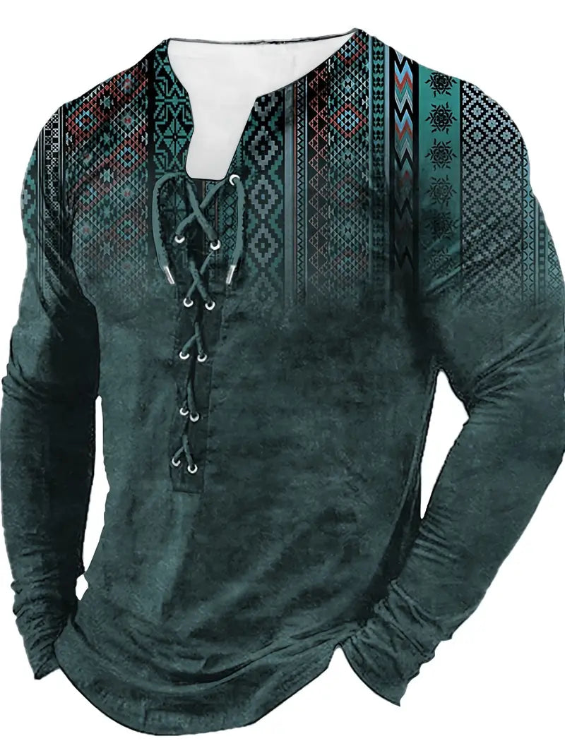 Hermann™ | Langarmhemd im Bohemian-Stil