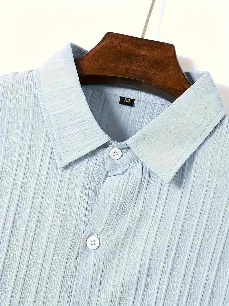 Schuster™ | Casual Leinenhemd mit Knöpfen