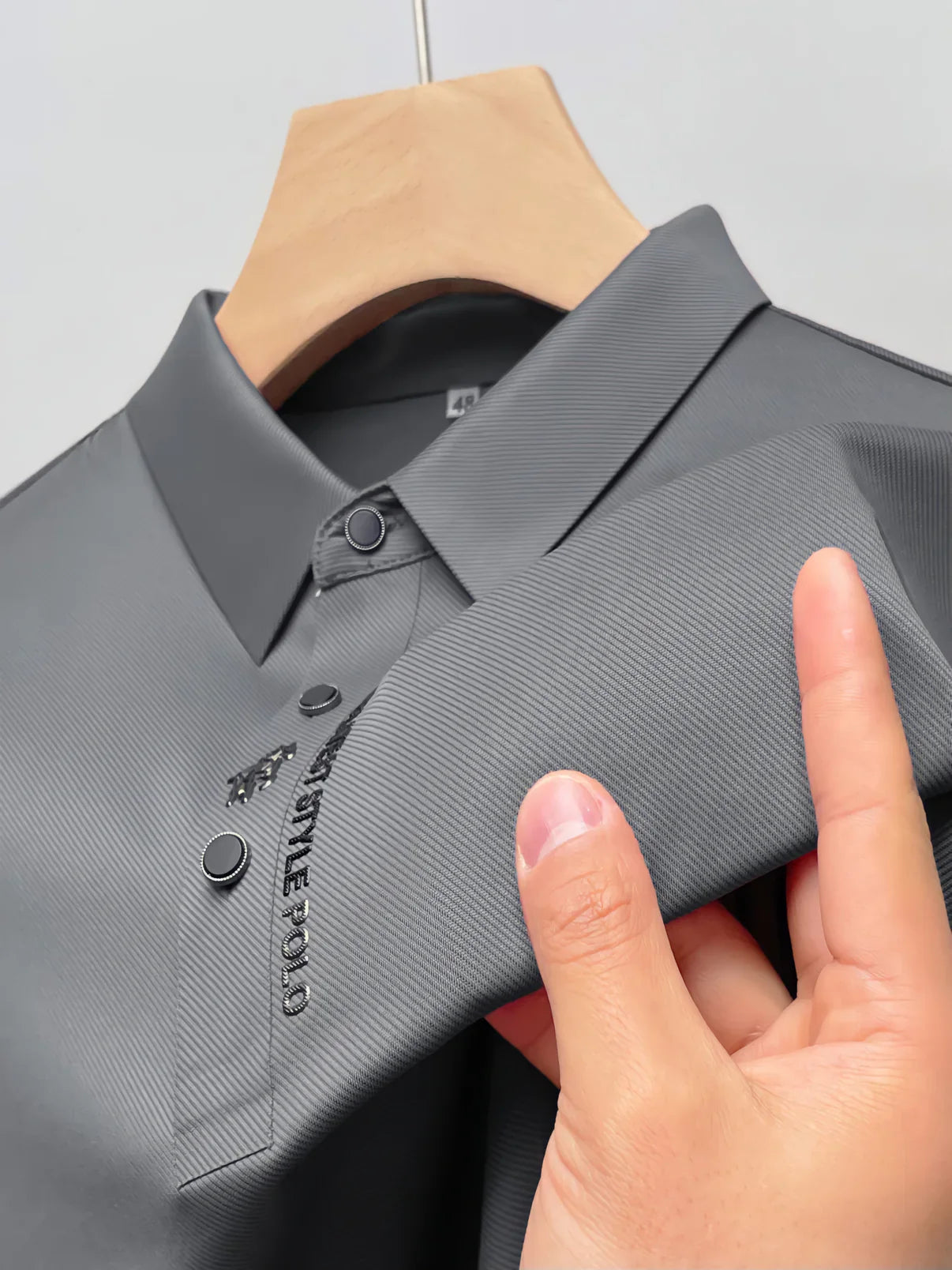 Milano™ | Faltenfreies Muscle Fit Polohemd