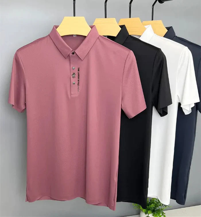 Milano™ | Faltenfreies Muscle Fit Polohemd
